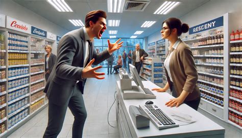 Cliente insoddisfatto che parla al telefono