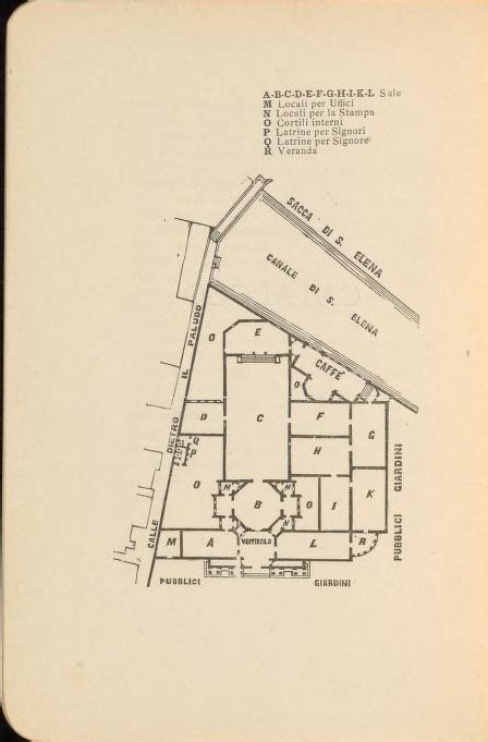 Planimetria del Salone del Palazzo delle Esposizioni di Empoli
