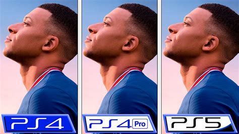 Grafica comparativa FIFA PS4 e PS5