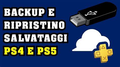 Schema trasferimento salvataggi PS4-PS5 tramite USB