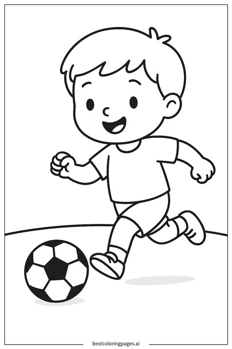 bambino che palleggia un pallone da calcio