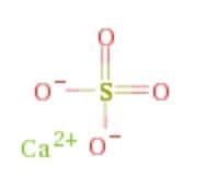 Struttura chimica del solfato di calcio