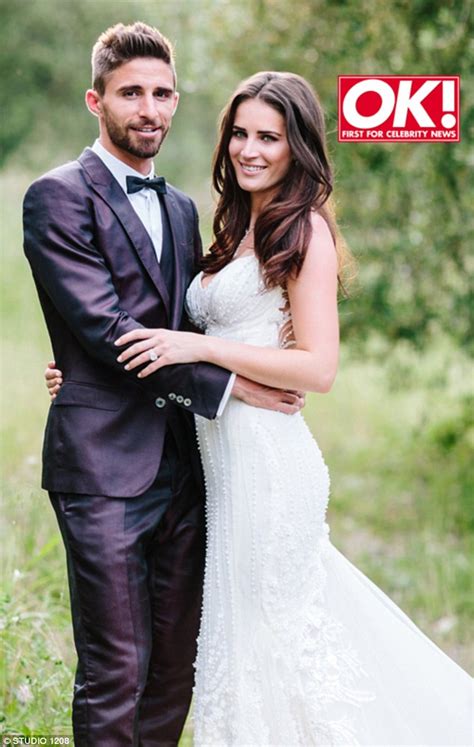 Fabio Borini e Erin O'Neill durante il matrimonio