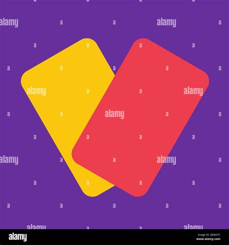 Carteggi gialle e rosse in una partita di calcio