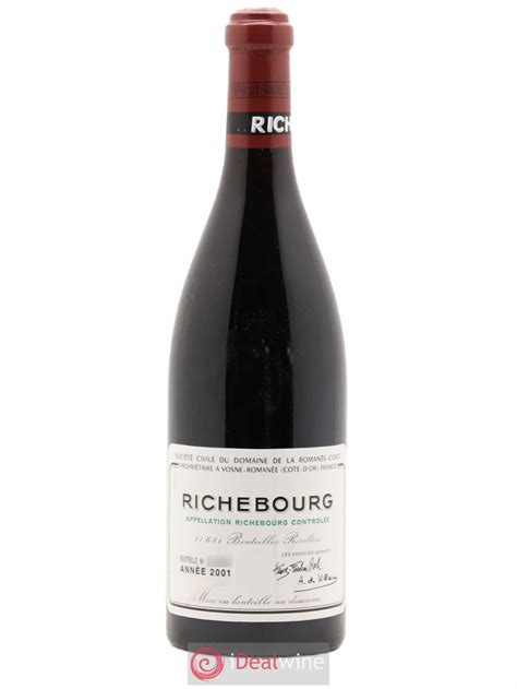 Bottiglia di vino Richebourg Grand Cru