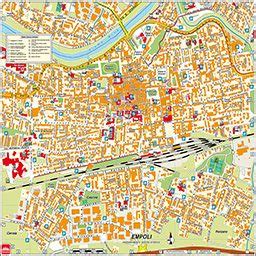 Mappa di Empoli con indicazione dei centri di assistenza
