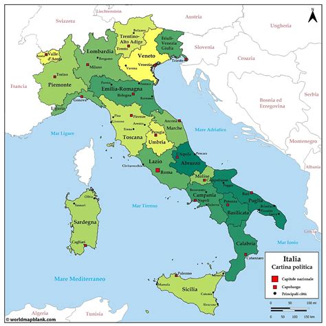 Mappa delle città italiane coinvolte nello scandalo Calciopoli
