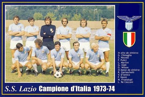 Squadra Lazio scudetto 1973-1974