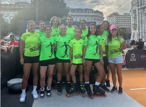 Atleti di pattinaggio Inline Freestyle