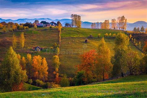 Paesaggio autunnale delle colline emiliane vicino a Sassuolo