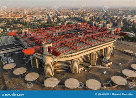 Vista aerea dello Stadio San Siro