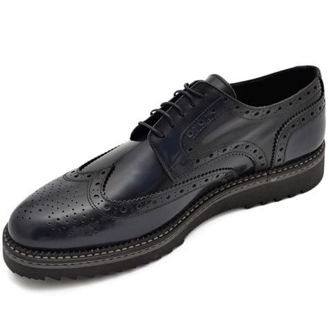 Scarpe Derby blu da uomo