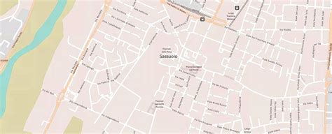 Mappa di Sassuolo con i principali centri di assistenza per macchine da caffè