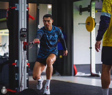 Cristiano Ronaldo in allenamento