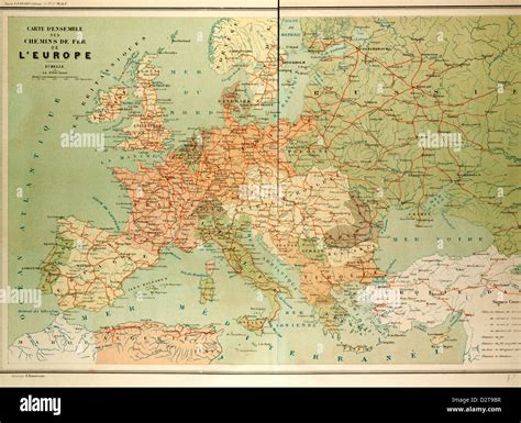Mappa delle principali linee ferroviarie tedesche