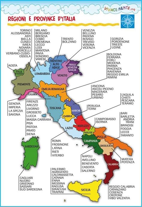 Mappa dell'Italia con evidenziate le regioni partecipanti ai playoff