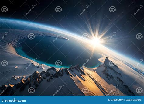 Curvatura terrestre vista dallo spazio