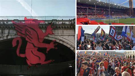Famiglia allo stadio che tifa Genoa