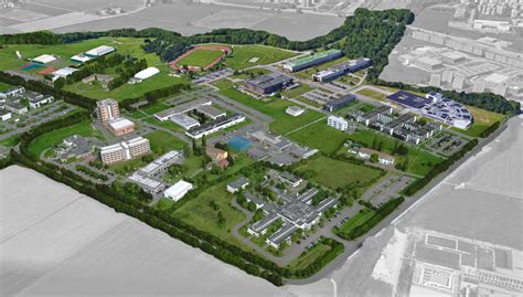 Infografica che mostra la localizzazione del campus universitario di Parma