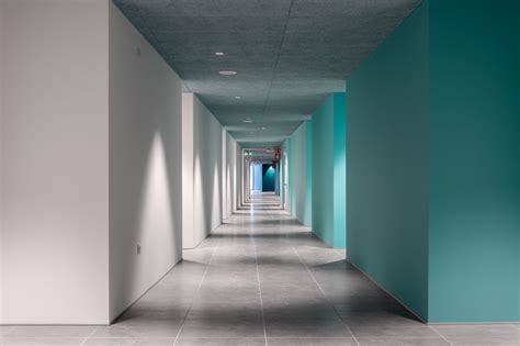 Interno di una moderna residenza studentesca a Newcastle