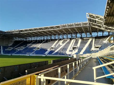 Fotografia della nuova Curva Nord del Gewiss Stadium