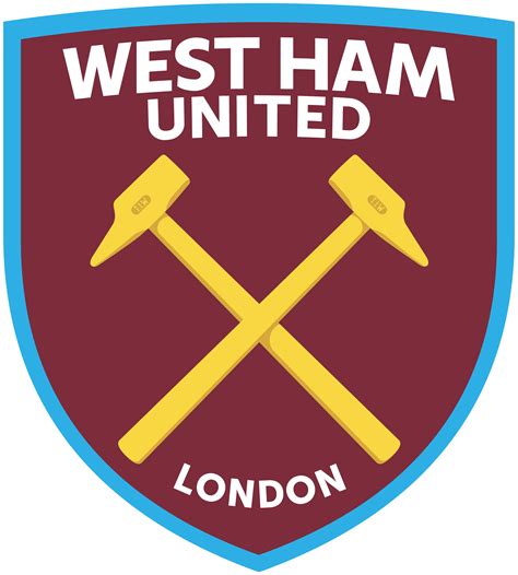 Logo West Ham United con martelli incrociati