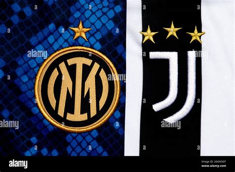 Stemma Juventus e Inter affiancati
