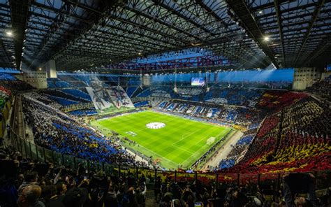 Lo stadio San Siro durante una partita dell'Inter