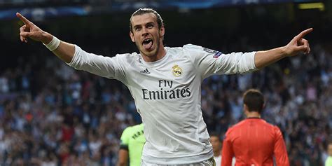 Gareth Bale che festeggia un gol