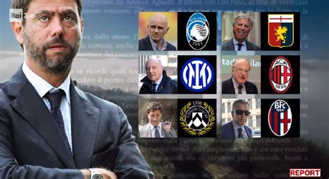 Tabella con le penalizzazioni inflitte alle squadre coinvolte nello scandalo Calciopoli