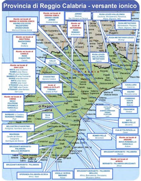 Mappa della zona con evidenziate le società sportive collaboranti