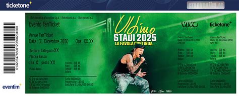 Esempio di FanTicket personalizzato