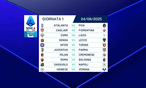 Calendario delle giornate di Fantasy Football