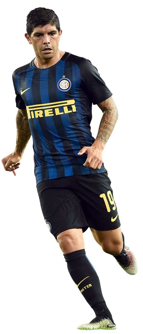 Foto di Ever Banega con la maglia dell'Inter