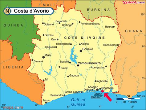 Mappa della Costa d'Avorio e del Bayer Leverkusen