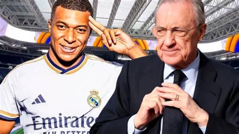 Kylian Mbappé che firma un contratto con il Real Madrid