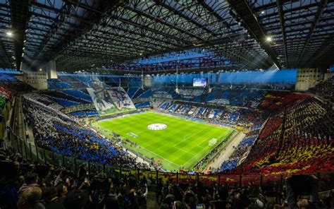 Stadio San Siro durante la partita Inter-Lazio