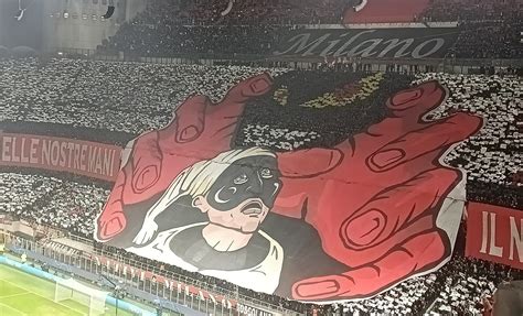 Coreografia tifosi San Siro