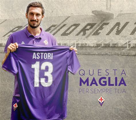 Davide Astori in maglia Fiorentina
