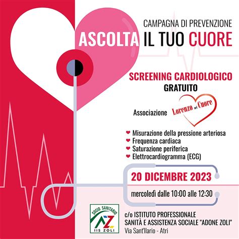 Iniziativa di screening cardiologico in memoria di Astori