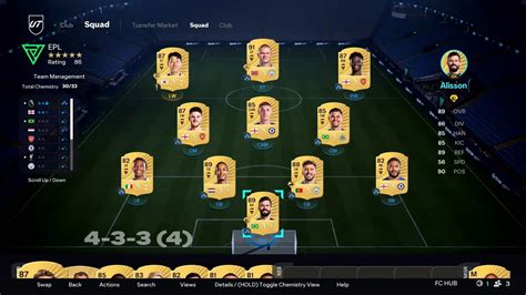 Schermata di FIFA Ultimate Team