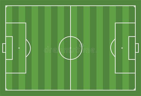 Illustrazione stilizzata di un campo da calcio