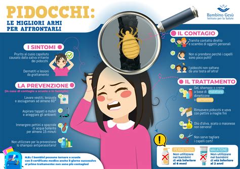 Bambina con pidocchi