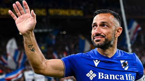 Fabio Quagliarella con la maglia della Sampdoria