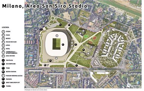 Percorso a piedi dalla fermata M5 San Siro Ippodromo a Piazzale dello Sport