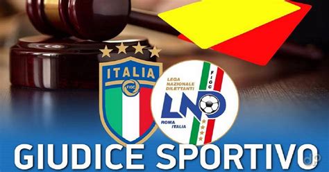 Il Giudice Sportivo