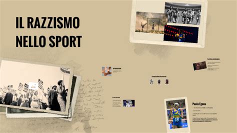 Manifesto contro il razzismo nello sport
