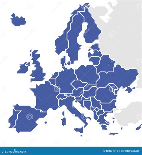 Mappa stilizzata dell'Europa con icone calcistiche