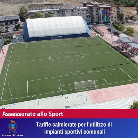 Mappa degli impianti sportivi di Crotone