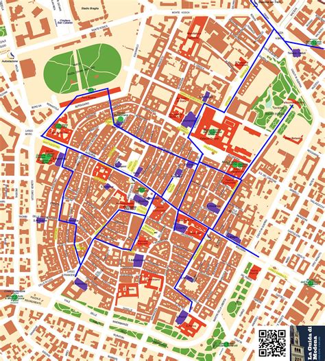 Mappa stradale del percorso da Modena a Empoli